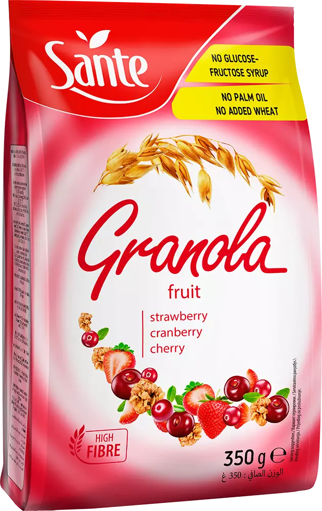 Sante Granola hedelmät 350G - Pähkinät ja kuivatut hedelmät - 5900617002969 - 1
