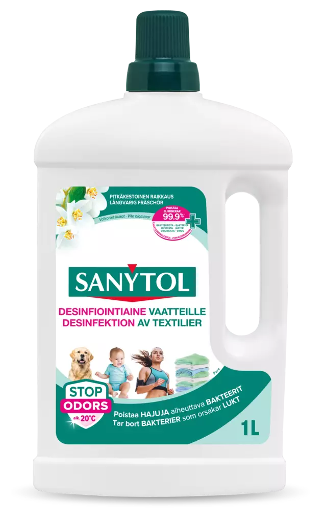 Sanytol 1l Desinfiointiaine vaatteille - Erikoispesuaineet - 3045206360609 - 1
