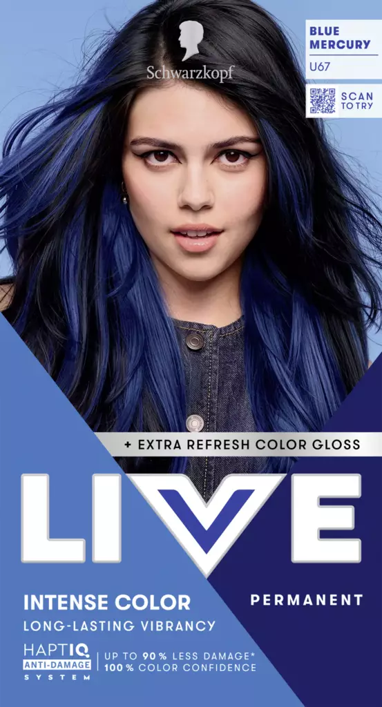 Schwarzkopf Live Blue Mercury - Hiusvärit - 7332531132749 - 1