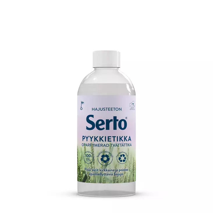 Serto Hajusteeton Pyykkietikka 475ml - Pyykinpesu- ja huuhteluaineet - 6417964579529 - 1