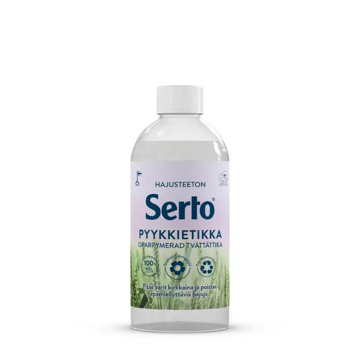 Serto Hajusteeton Pyykkietikka 475ml - Pyykinpesu- ja huuhteluaineet - 6417964579529 - 1