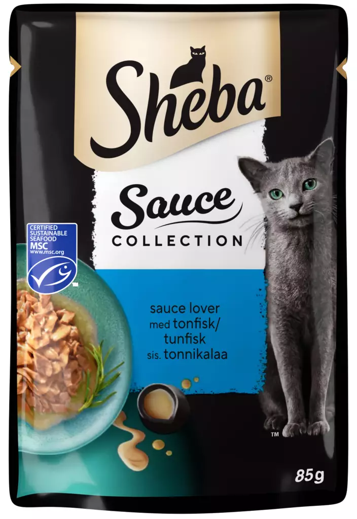 Sheba Sauce Collection tonnikala 85g - Kissan märkäruoat - 4770608264369 - 1
