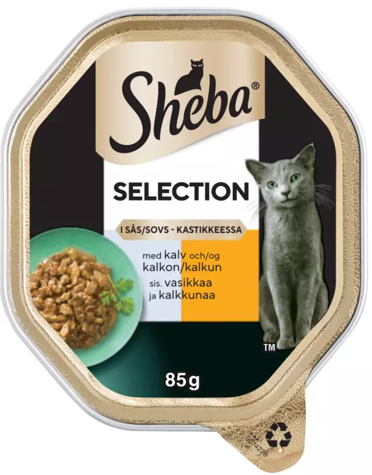 Sheba Selection vasikka&kalkkuna 85g - Kissan märkäruoat - 3065890122499 - 1