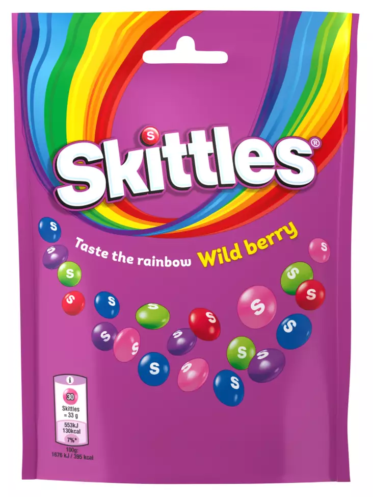 Skittles Wild Berry makeisrakeet 152g - Karkit - 4009900492829 - 1
