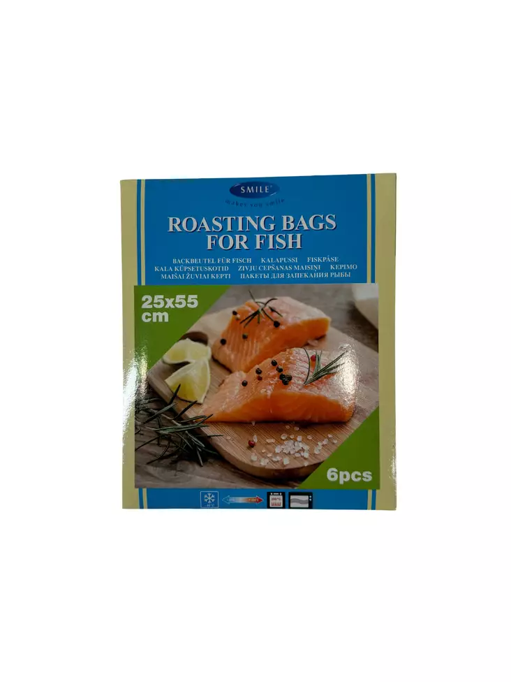 Smile paistopussi 25x55cm 6kpl - Makkara- ja paistopussi - 4742002005909 - 1