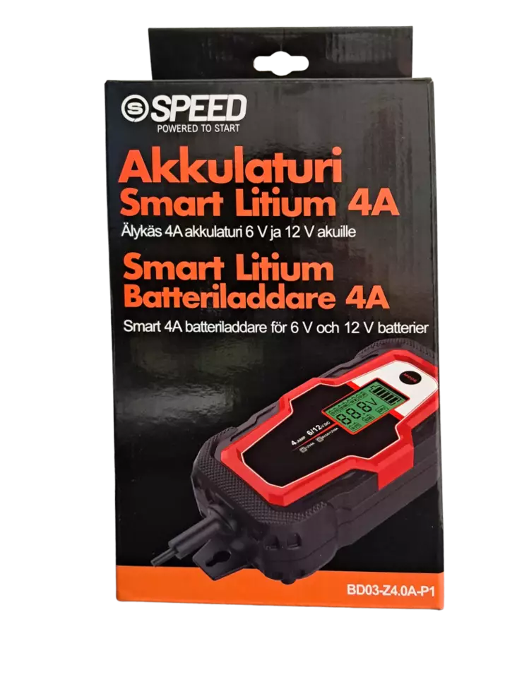 Speed akkulaturi smart litium 4A - Akkulaturit - 6438168122359 - 1