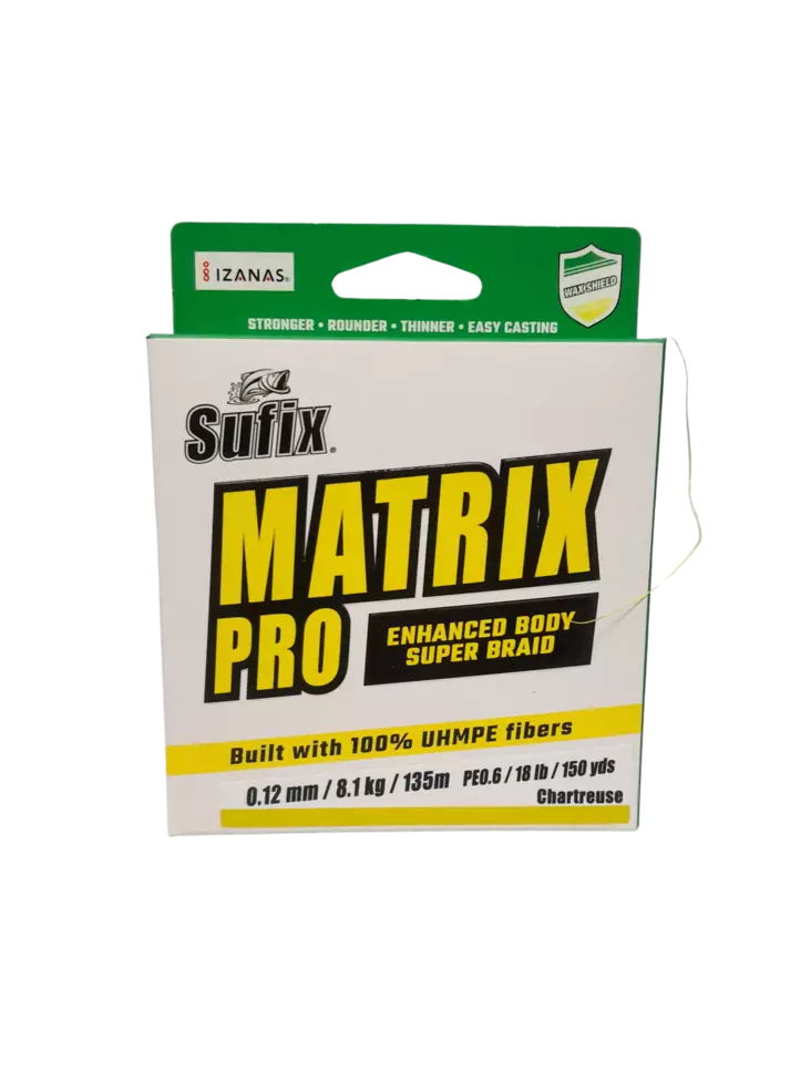 Sufix Matrix Pro 135m 0,12mm 8,1kg - Siimat - 024777711389 - 1