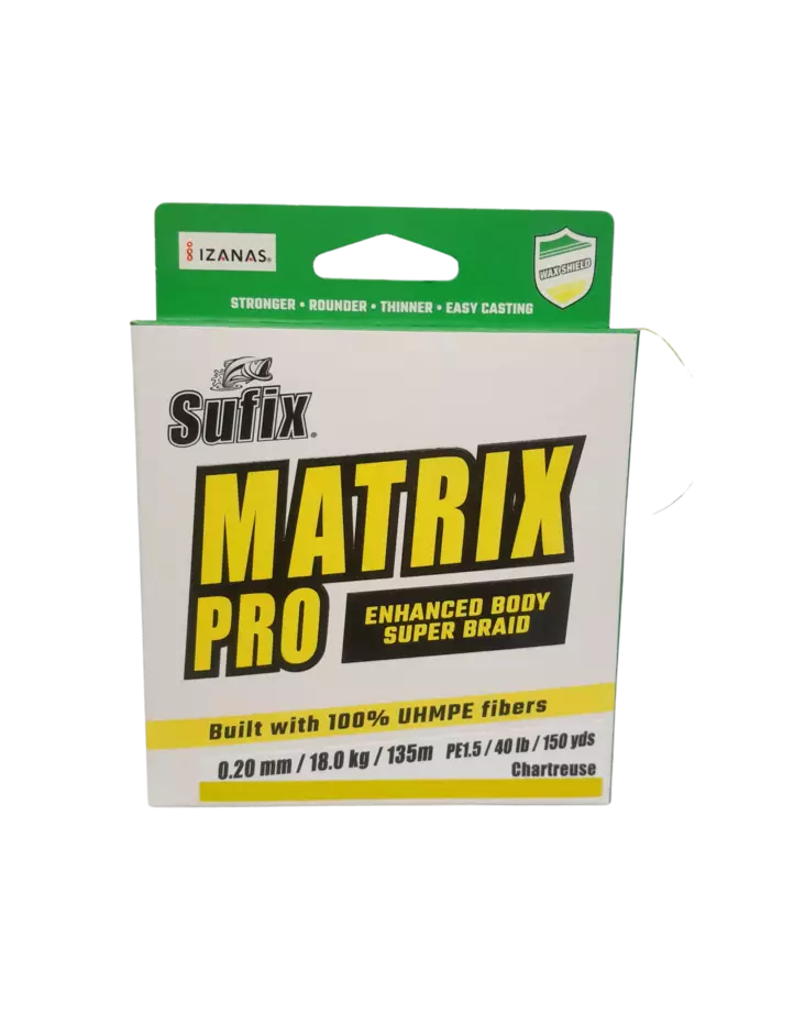 Sufix Matrix Pro 135m 0,20mm 18kg - Siimat - 024777711419 - 1