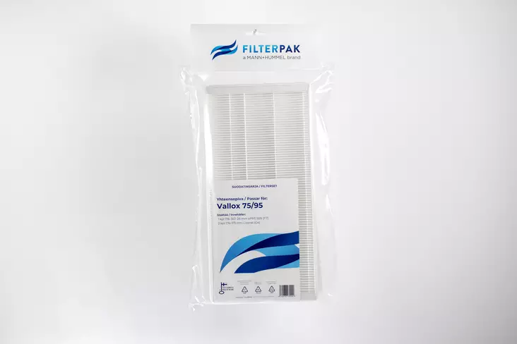 Suodatinpakkaus Vallox Ilmava 75/95 - Ilmanvaihtosuodattimet - 6430078970099 - 1