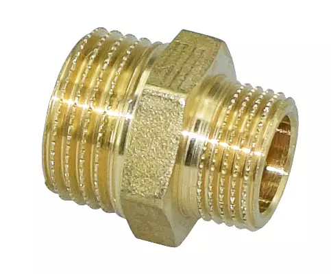 Supistuskaksoisnippa 1/2"-3/8" messinki - Letkuliittimet - 6438140054999 - 1
