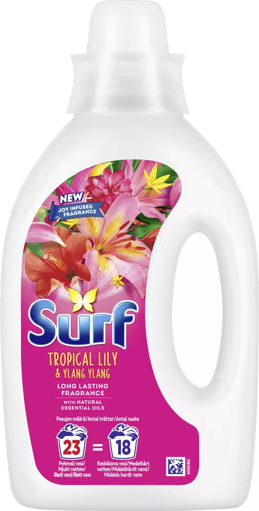 Surf Tropical lily & Ylang Ylang 920ml - Pyykinpesu- ja huuhteluaineet - 8710447329689 - 1