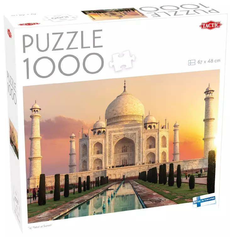 TacTic 1000 pcs puzzle Taj Mahal at - Palapelit ja pulmapelit - 6416739592299 - 1