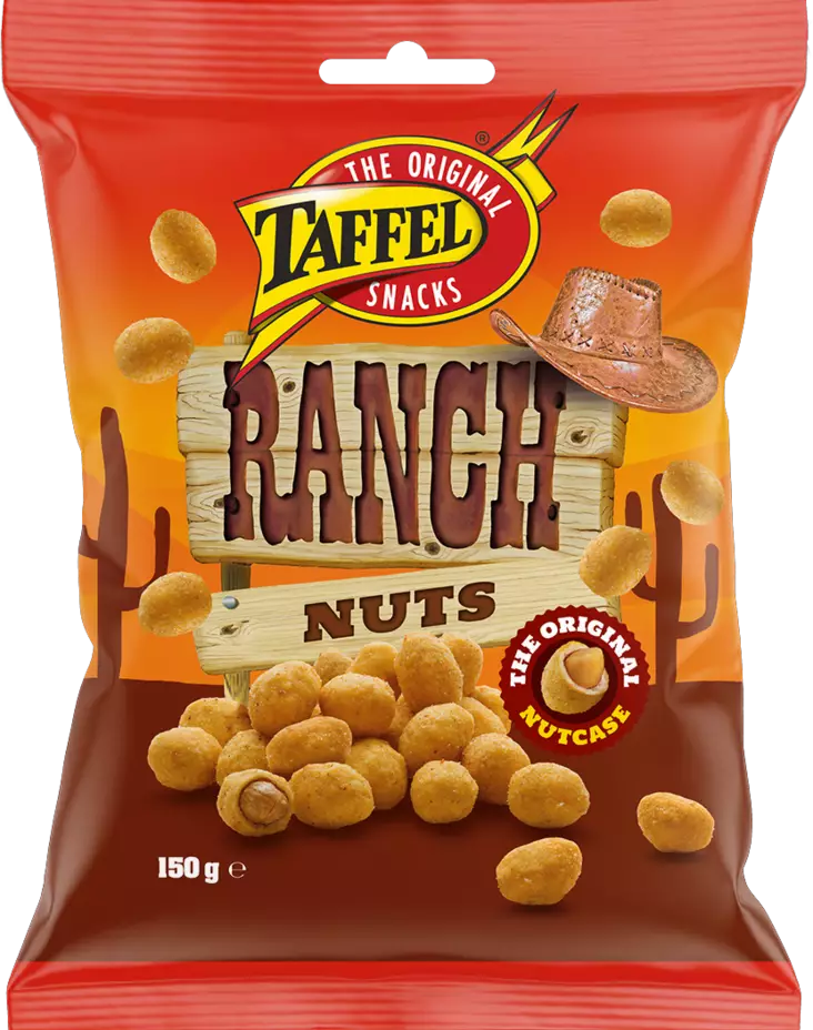 Taffel Ranch Nuts 150g - Sipsit, snacksit ja pähkinät - 6410381092749 - 1