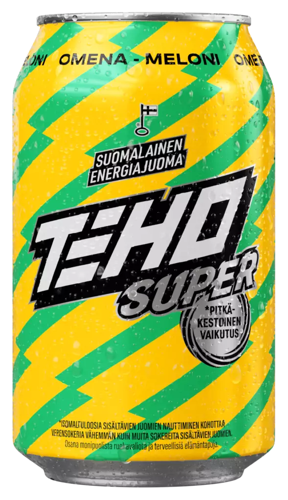 Teho Super energiajuoma Omena-Meloni - Energiajuomat - 6419800121619 - 1