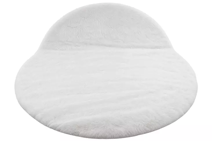 Tekoturkismatto pyöreä 180cm beige - Keskilattiamatot - 6438506025779 - 1