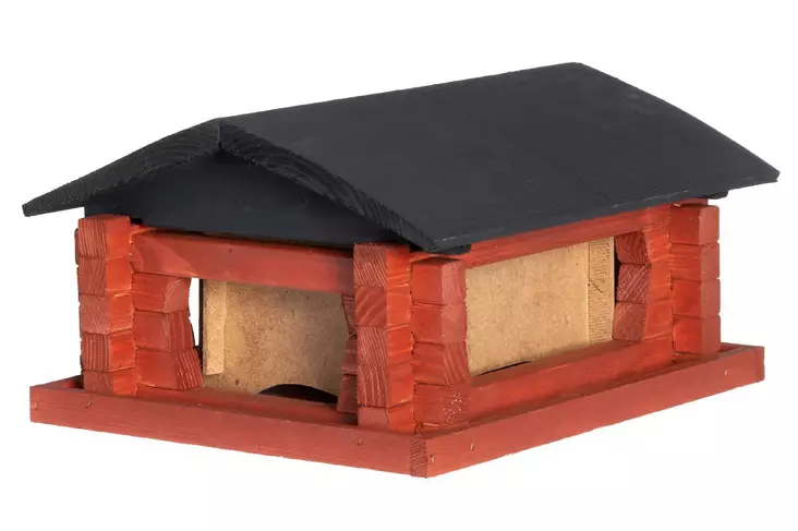 Tintti lintulauta puinen medium punainen - Lintulaudat - 6410416375809 - 1