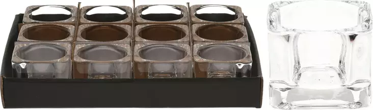 Tuikkukuppi kirkas 4cm - Maljakot ja kynttilänjalat - 8719202363319 - 1