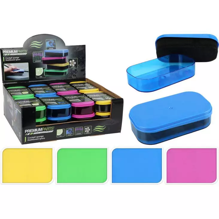 Tuoksupuhdistus-sieni 12x7x3cm,lajitelma - Muovin pesu- ja hoitoaineet - 8720573911689 - 1