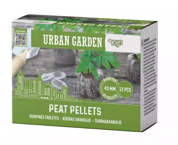 Turvepelletti 42mm 12kpl pkt - Turve- ja kasvatusruukut - 4770168929869 - 1