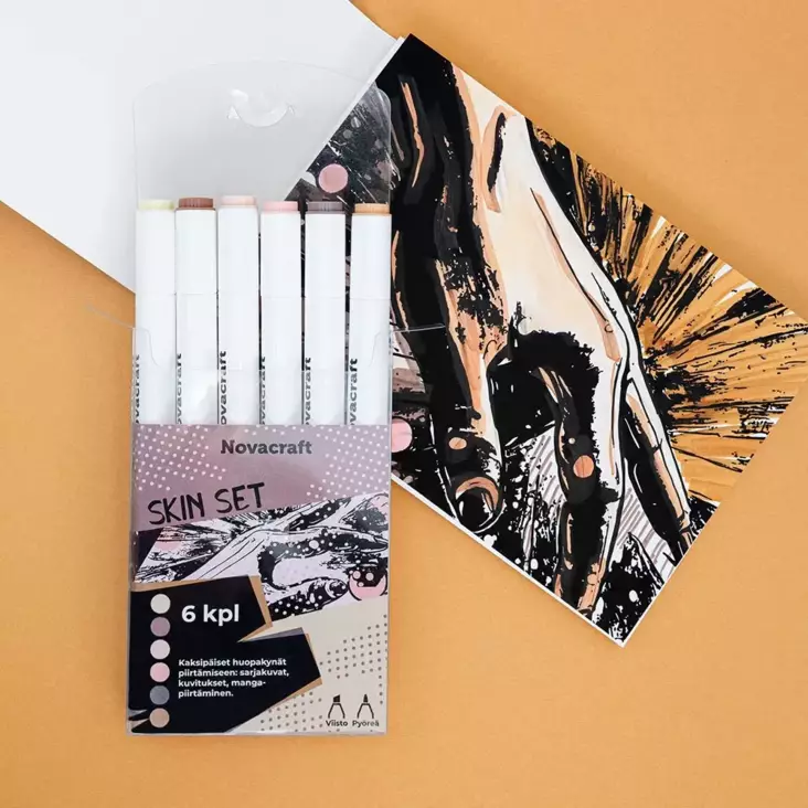 Tussit Skin Set 6 kpl - Tussit, kuitukynät ja korostuskynät - 6429810234599 - 1