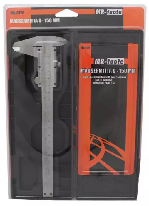 Työntömitta teräs 150mm - Tarkkuusmittaus - 6430013061899 - 1