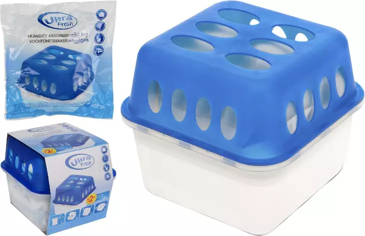 Ultra Fresh kosteudenpoistaja 2 x 400g - Suojapeitteet ja maskisuojat - 8711295697739 - 1