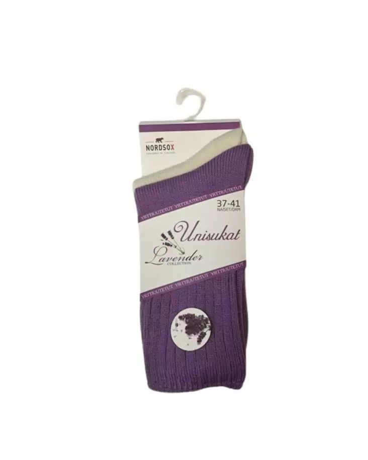 Unisukat laventeli 2-pack 37-41 - Naisten sukat ja sukkahousut - 6438159082679 - 1