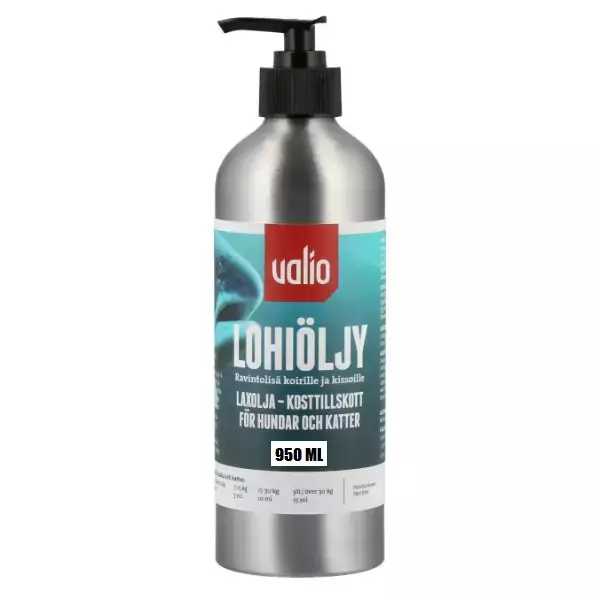 Valio Lohiöljy 950ml - Koiran märkäruoat - 6438347016189 - 1