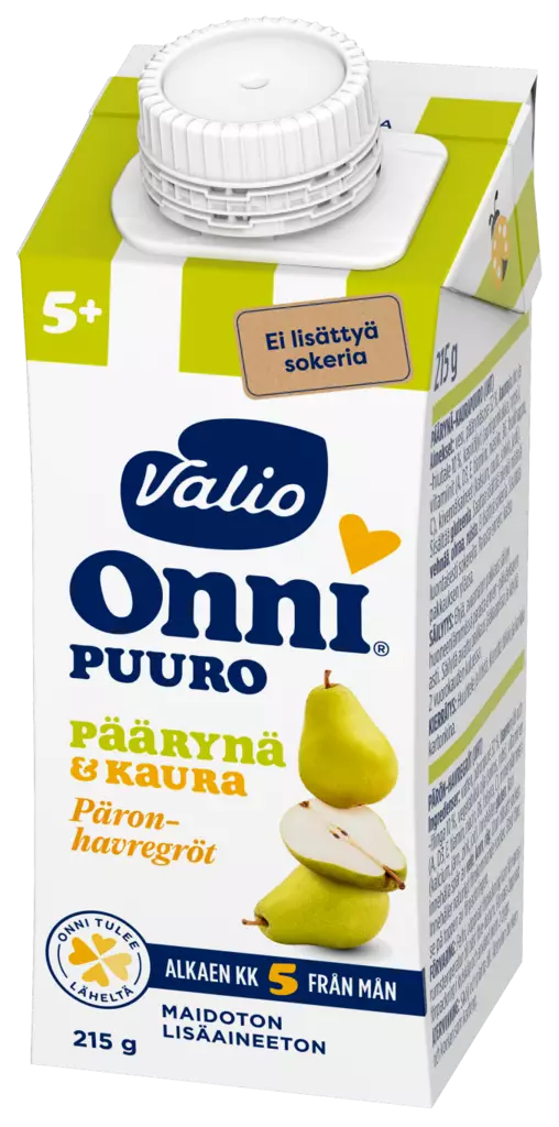 Valio Onni puuro päärynä & kaura 215g - Lasten ruoka ja juoma - 6408430492329 - 1
