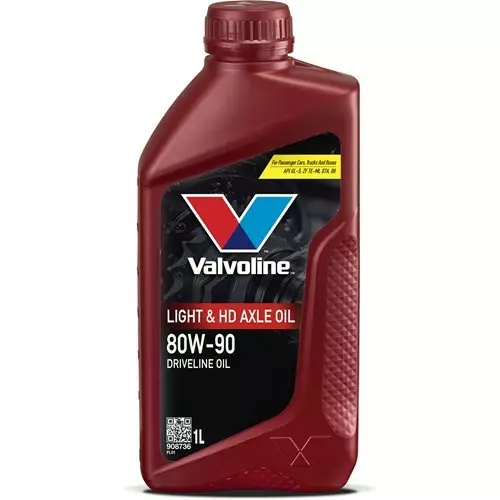 Valvoline Light & Heavy Duty Axle Oil 80W-90 akselistoöljy 1L - Vaihteisto-ja peräöljyt - 8710941016009 - 1