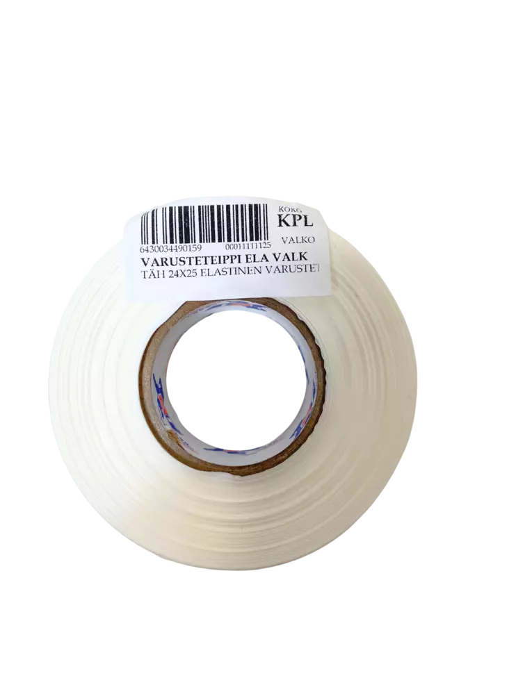 Varusteteippi valkoinen 24mm x 25m - Talviurheilu - 6430034490159 - 1