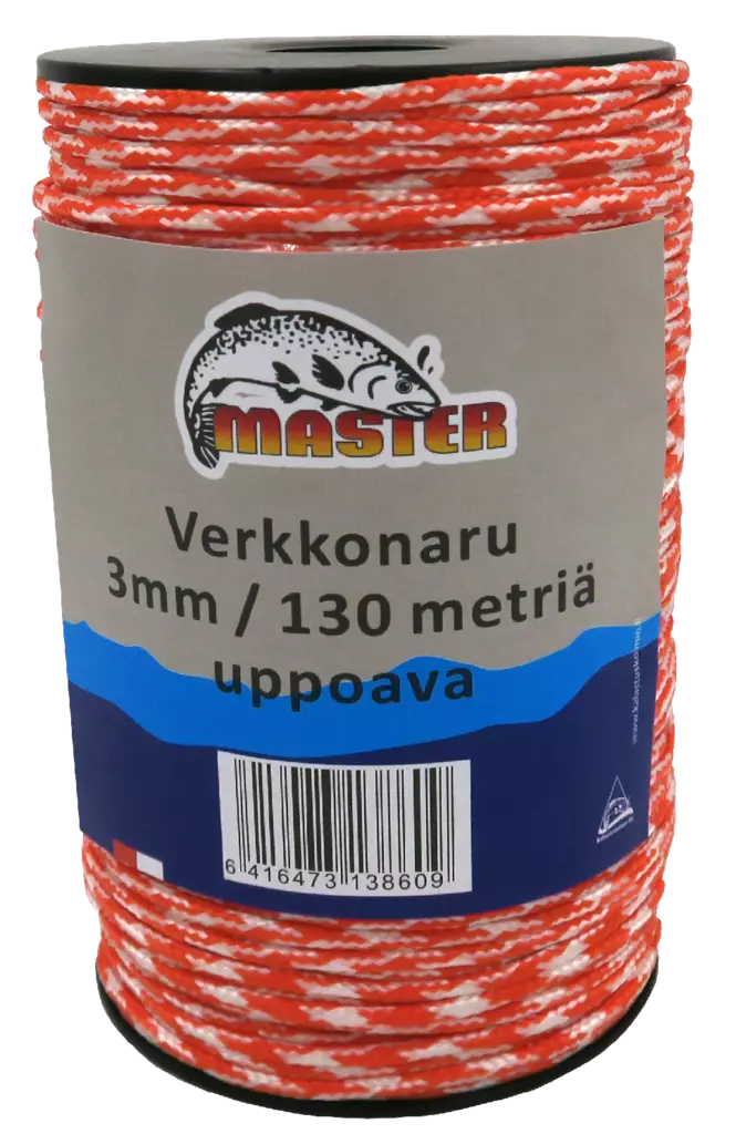 Verkkonaru master uppoava 130m/3mm - Kalaverkot ja verkkotarvikkeet - 6416473138609 - 1