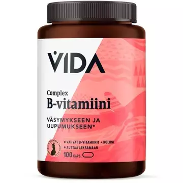 Vida Complex B-vitamiini 100kaps - Vitamiinit ja mineraalit - 6430080441549 - 1