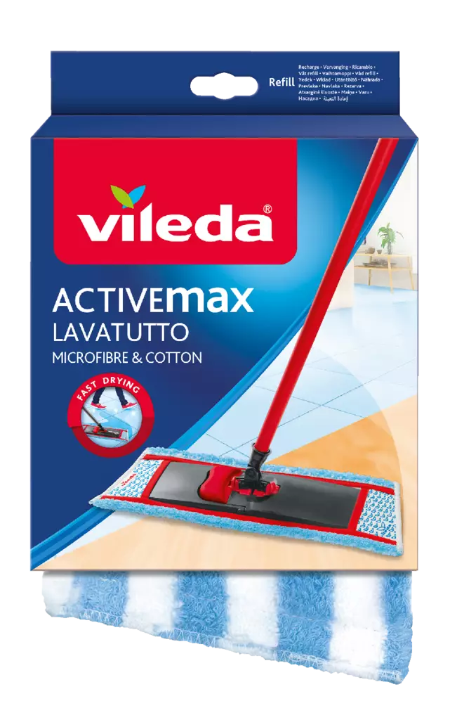 Vileda ActiveMax Eco vaihtomoppi - Lattiamopit ja vaihto-osat - 8001940006659 - 1