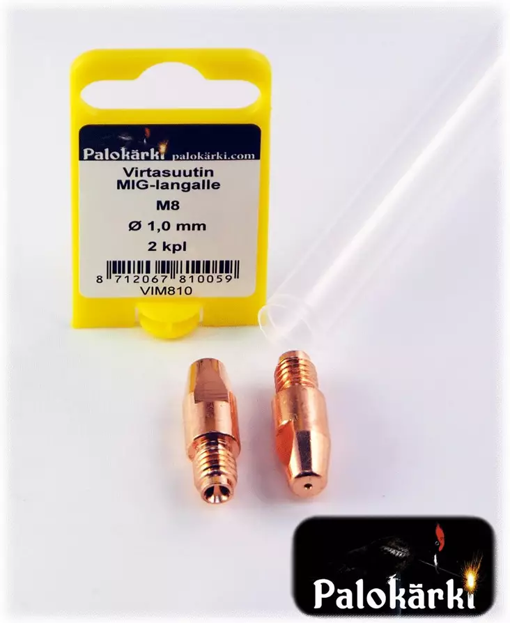 Virtasuutin M8/1,0mm 2kpl - Hitsaustarvikkeet ja työkalut - 8712067810059 - 1