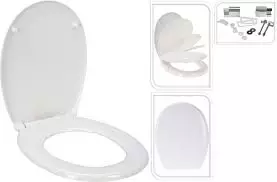 Wc istuimen kansi valkoinen - WC ja kylpyhuonetarvikkeet - 8720573367189 - 1
