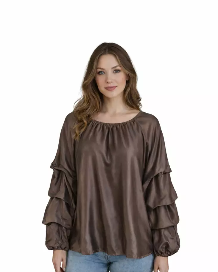 Zink Pusero Malina mid brown - Naisten paidat ja puserot - 731259164014 - 1