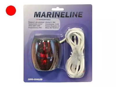 Navigointivalo Led punainen - Veneilytarvikkeet - 1800-094LED - 1